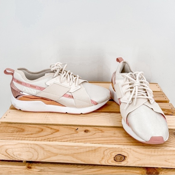 Puma Muse X2 Metallic Skate Shoes - Picture 1 of 7